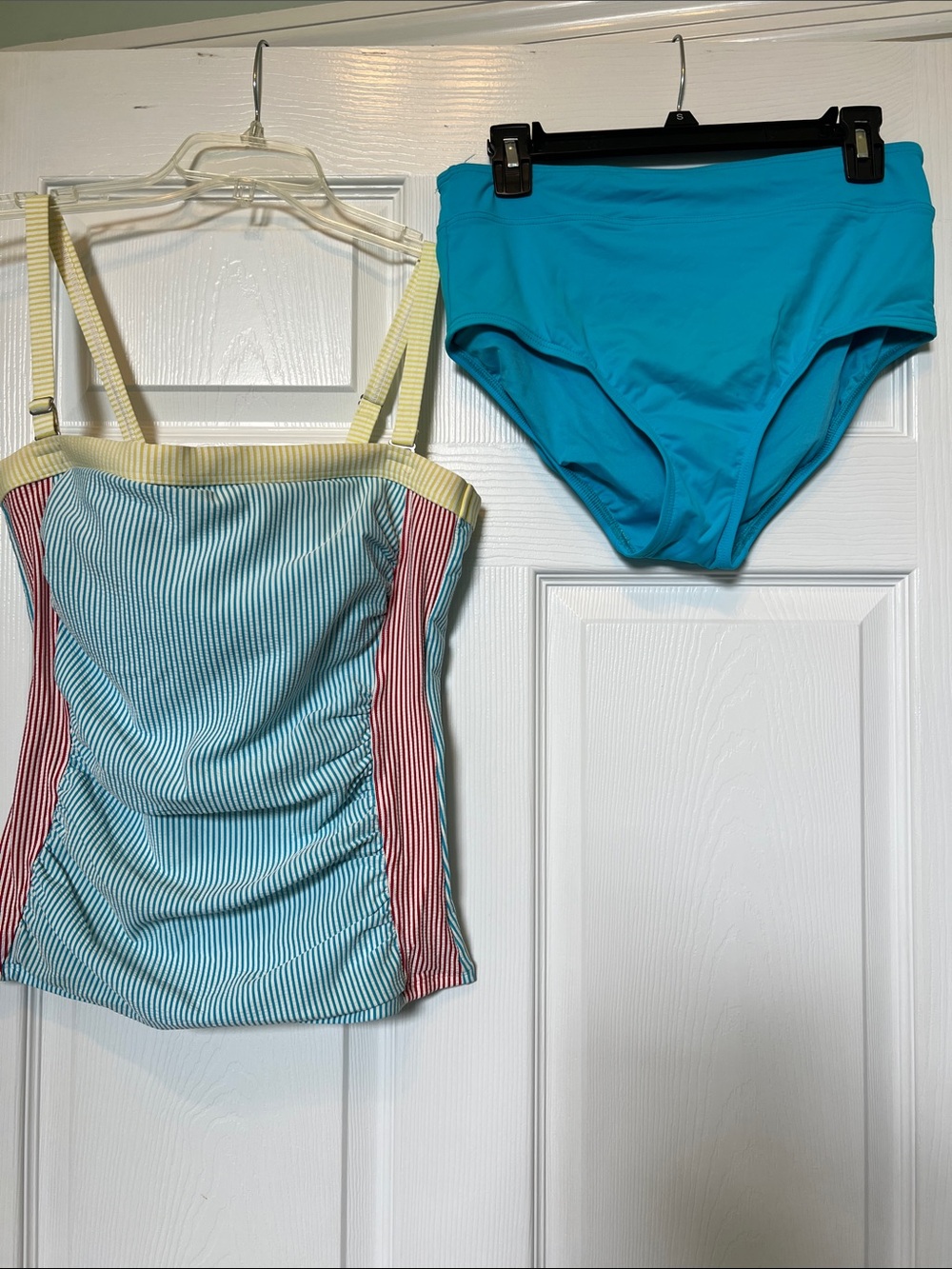 Lands End Seersucker Tankini